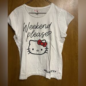 Sanrio Hello Kitty Weekend Please Tee Shirt